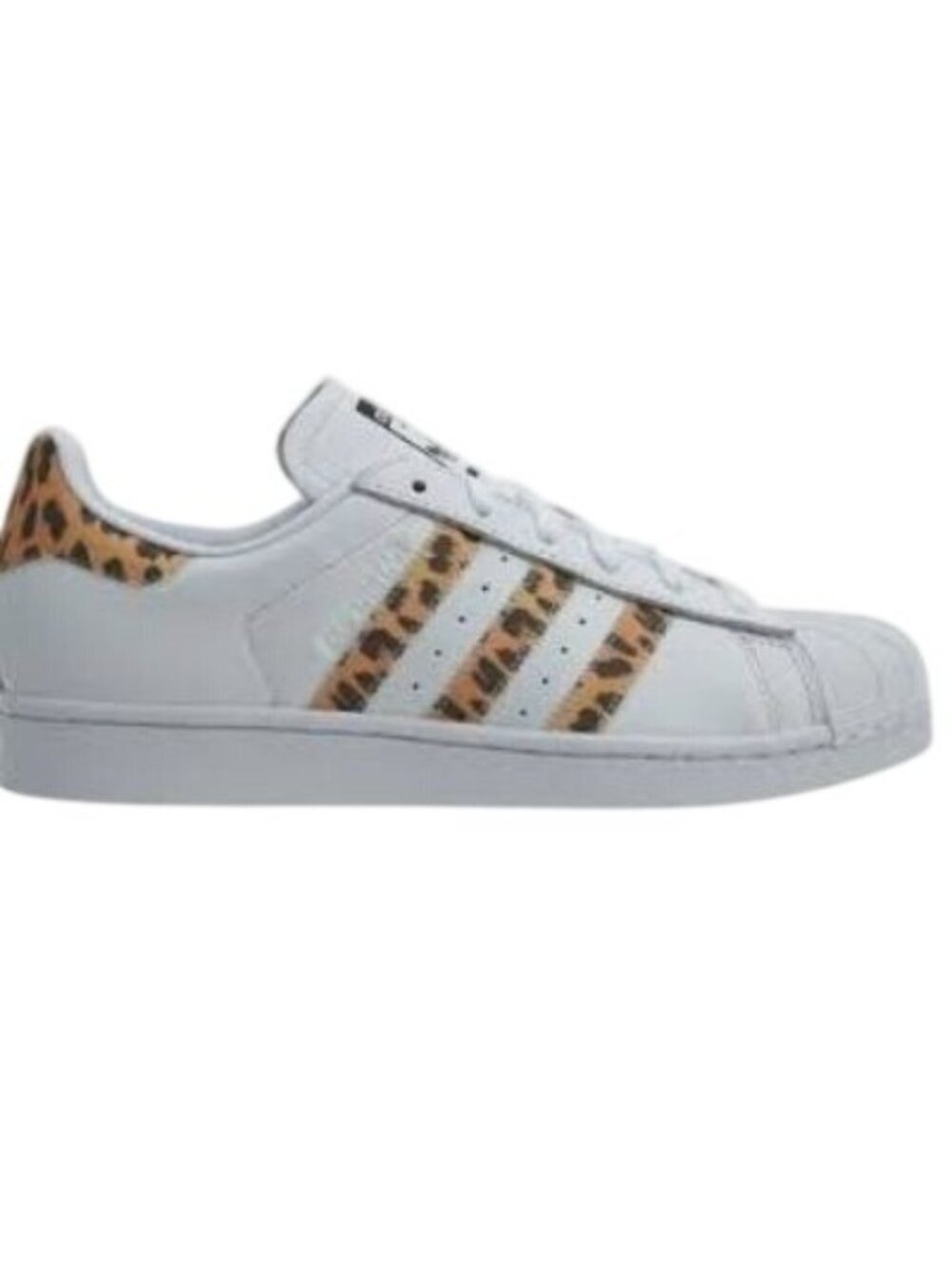 adidas superstar leopard sneakers - white - Size 6.5
